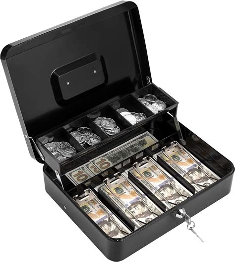 cash box metal|metal cash box with lock.